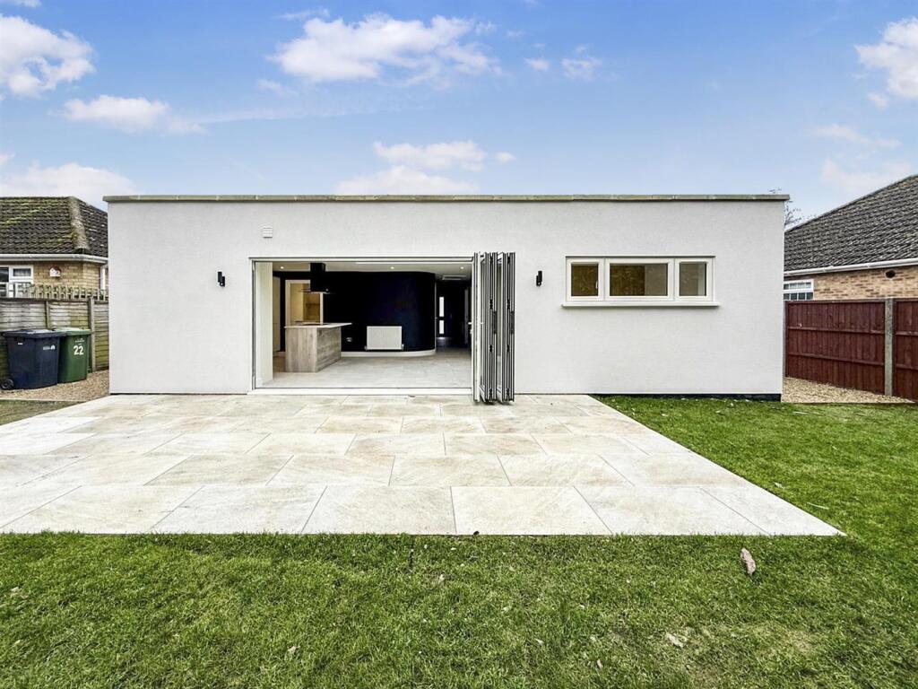 Rear of property