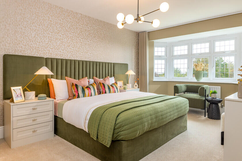 Main bedroom in the Oxford Lifestyle