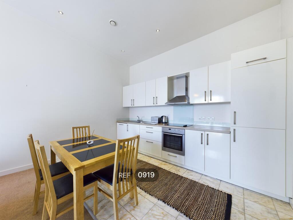 Kitchen/Dining/Living area