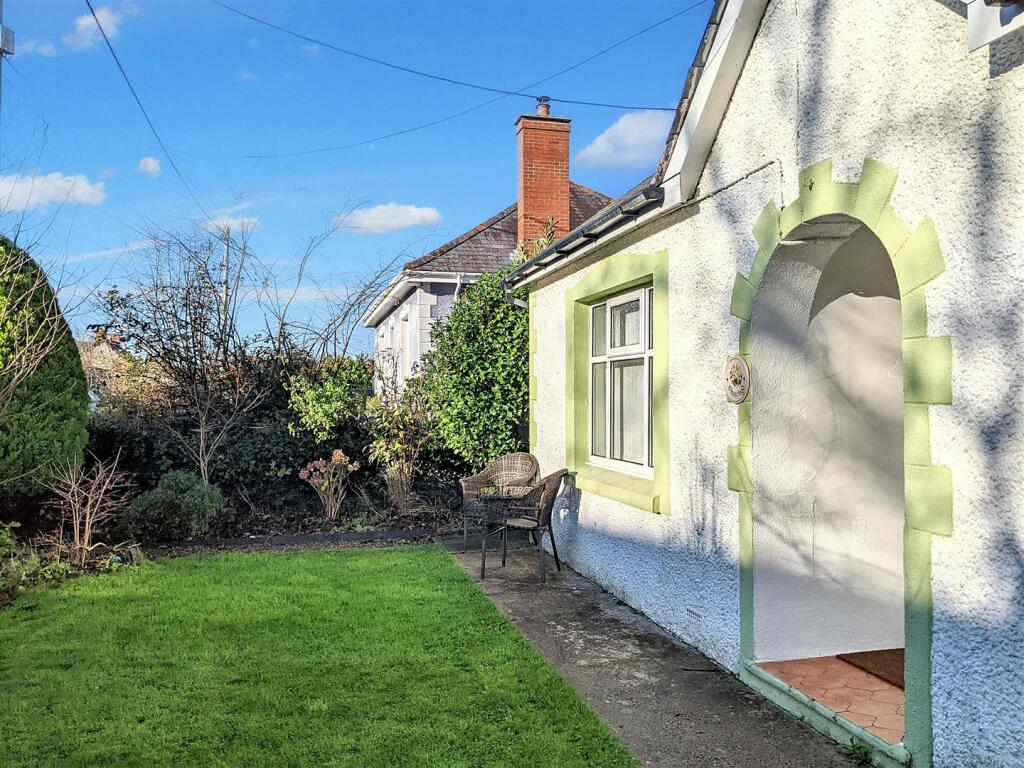 Garden view in summer