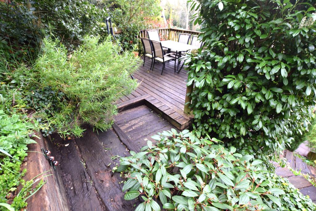 raised seating area