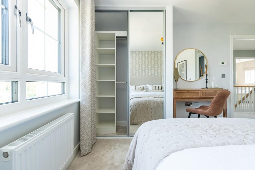 With space for built in storage in bedroom 1