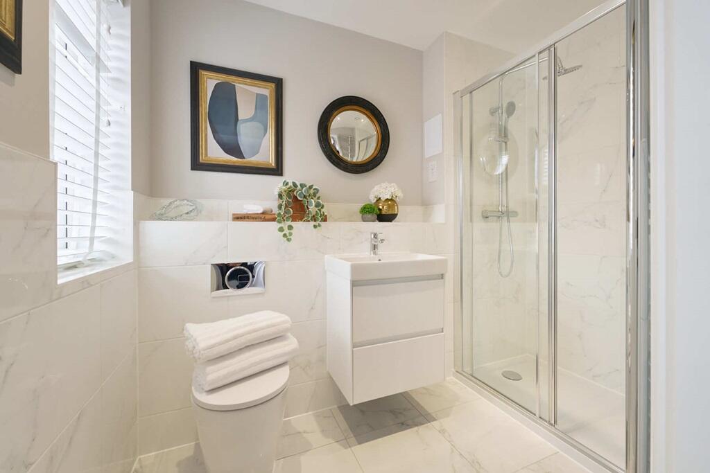 An en suite bathroom away from the family