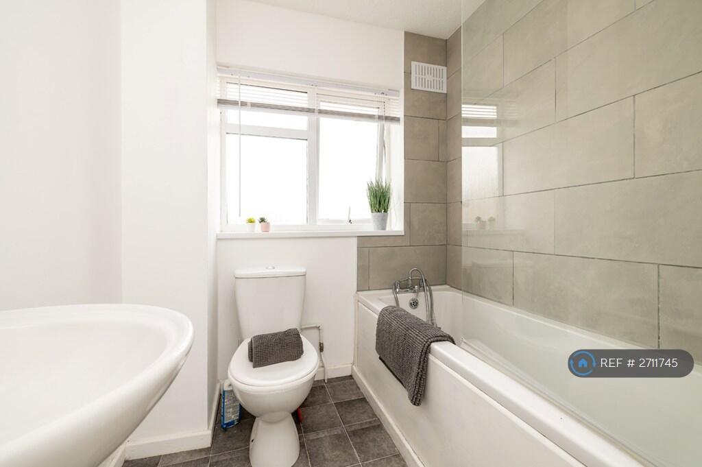 Bathroom With Shower Over