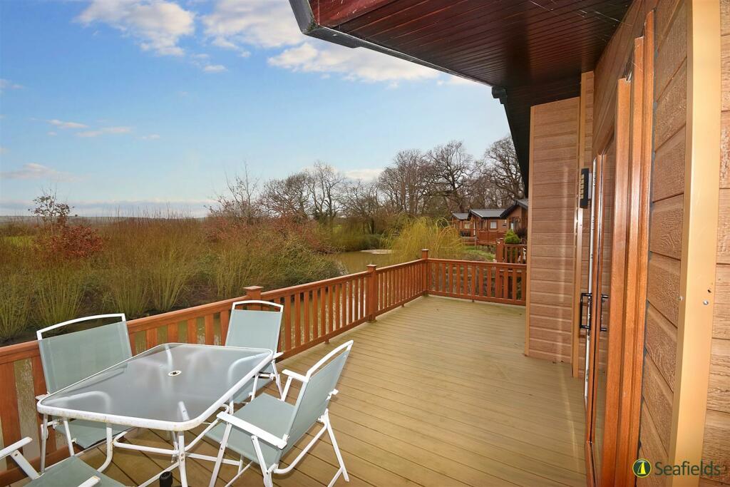 Rear deck and lake view