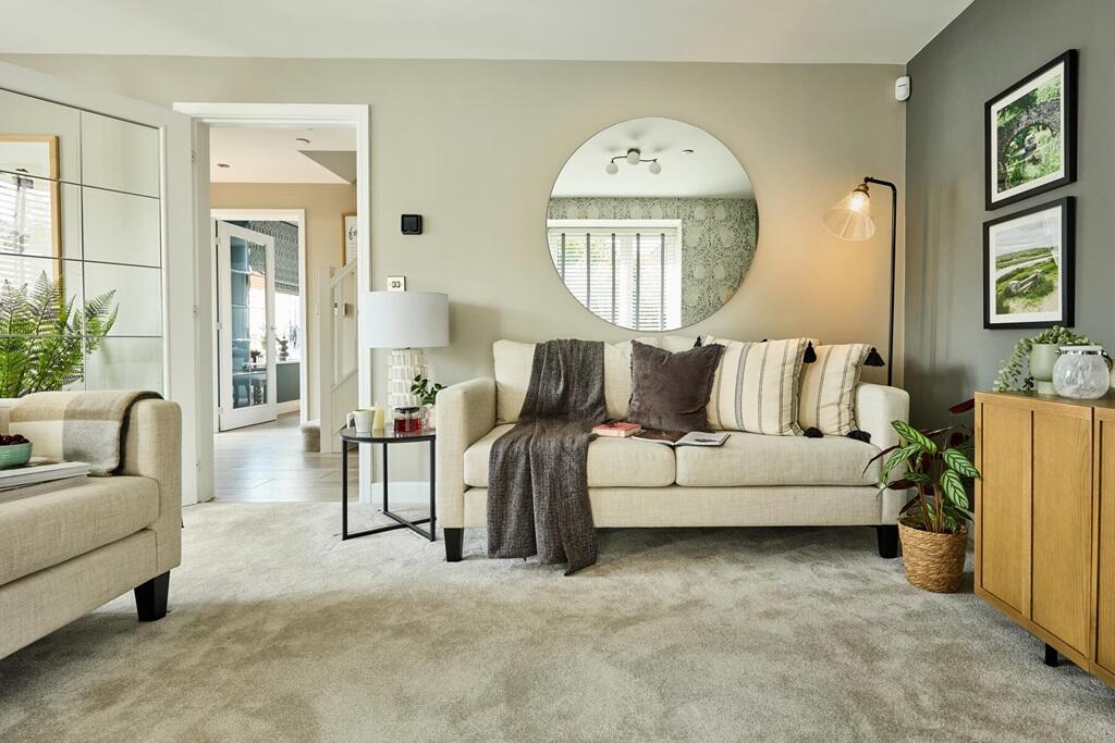 Plenty of room for two sofas