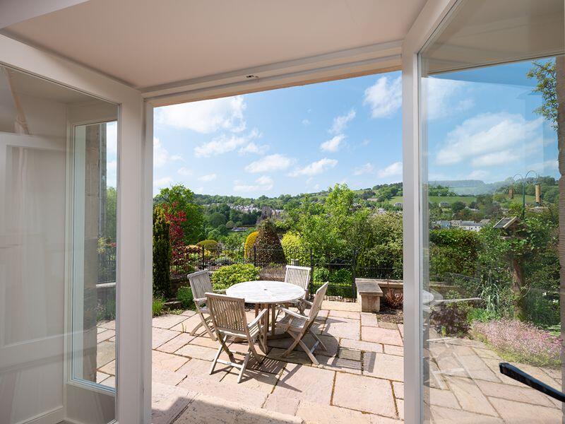Coach House Patio From Sitting Room