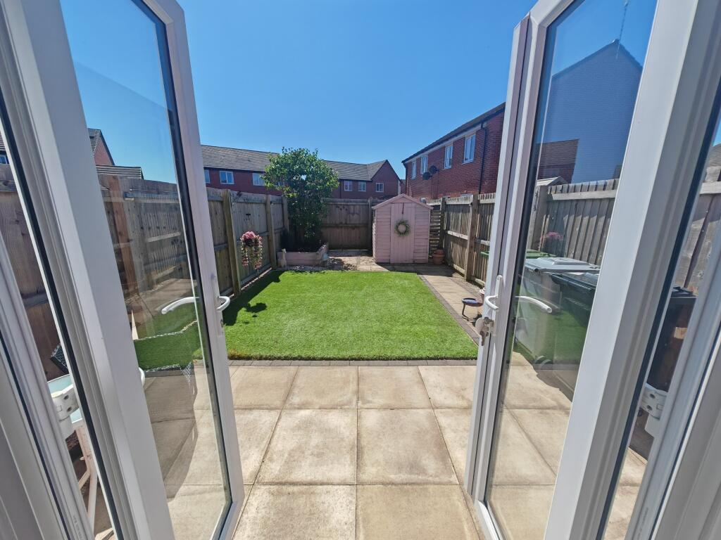 Leading out onto the garden