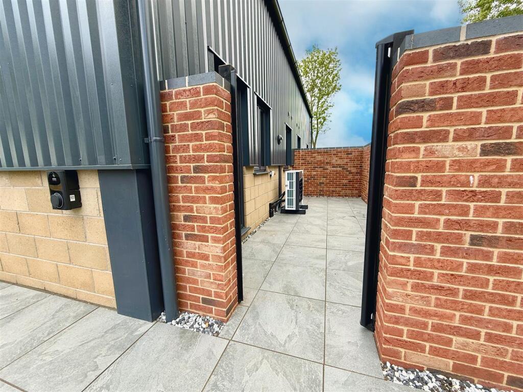 gated secure courtyard garden