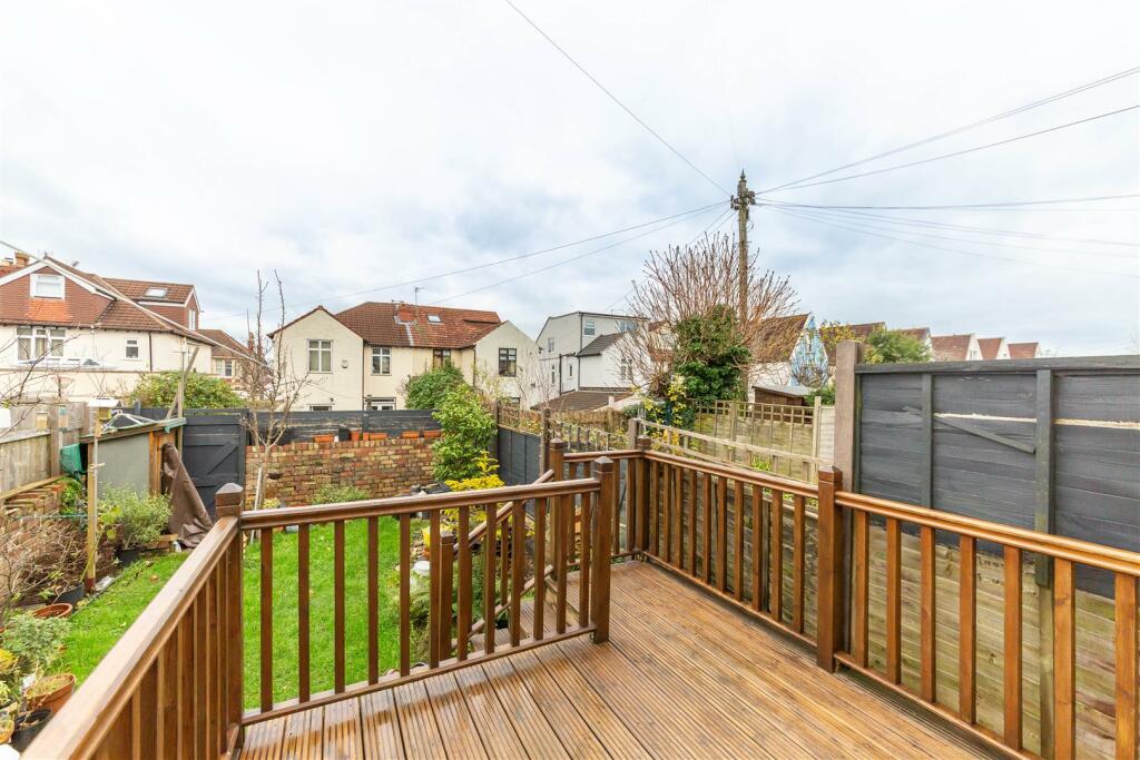 Decking to garden