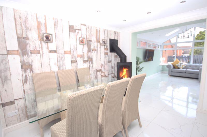 Dining room to sunroom