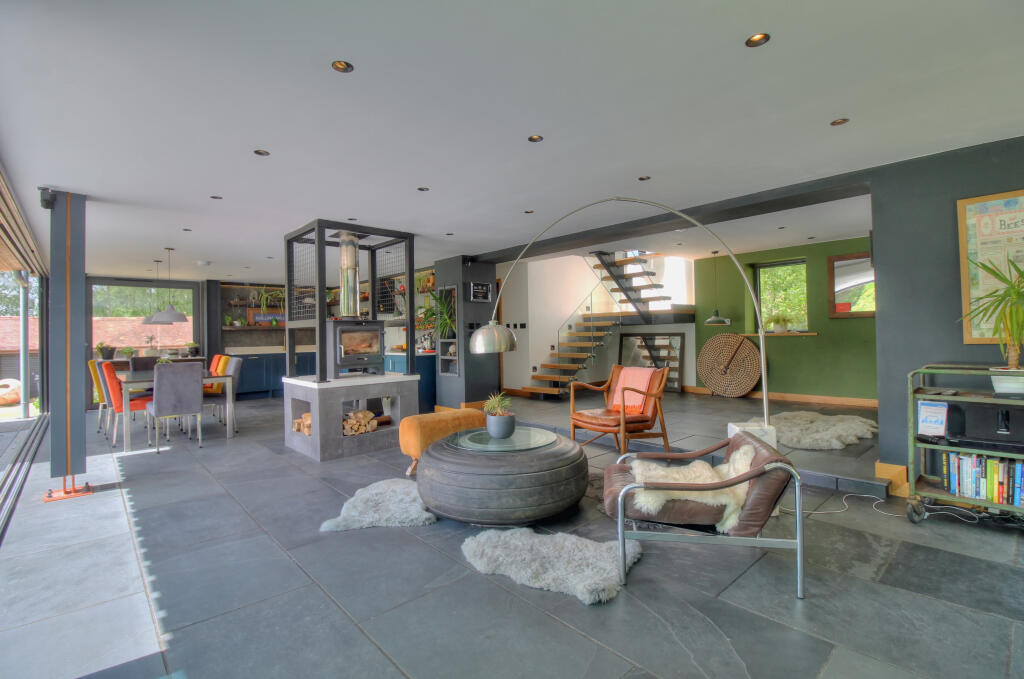 Open plan living space