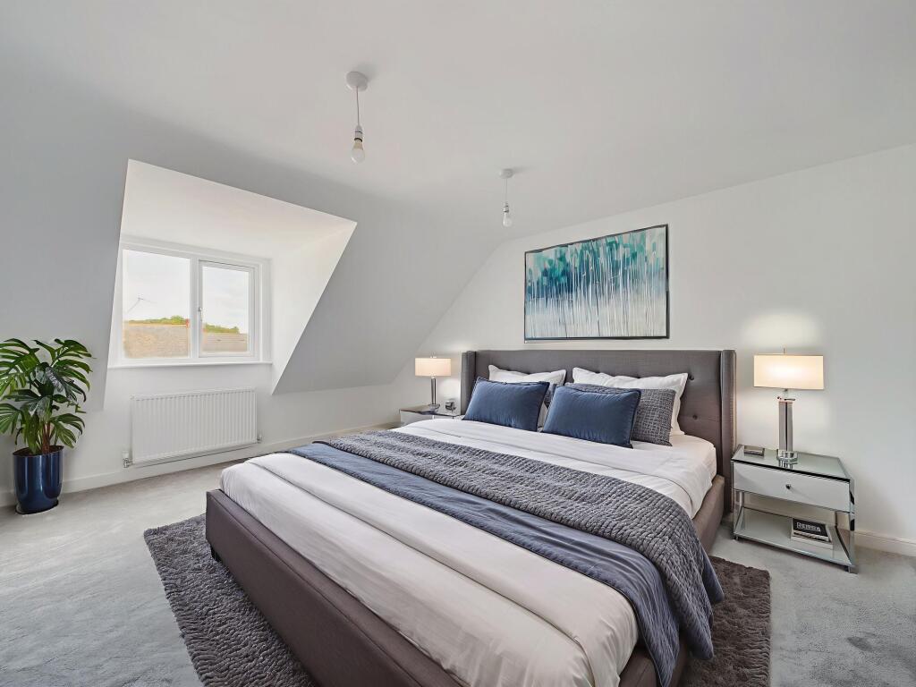 Example of Virtually Furnished Bedroom One