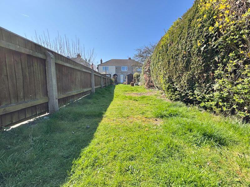 Rear garden and rear elevation