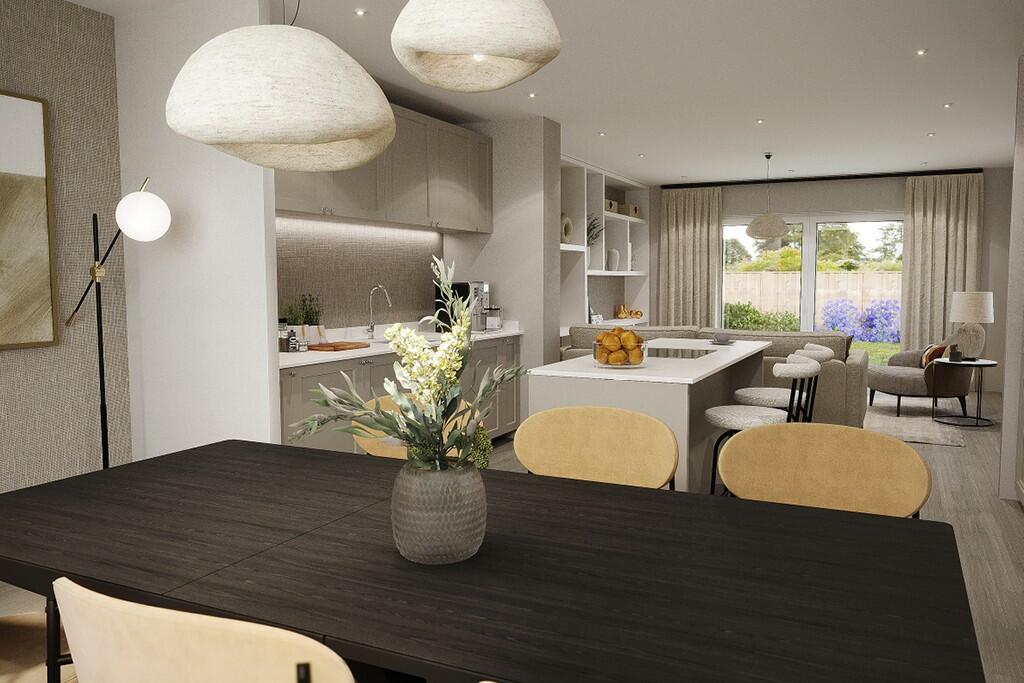 Plot 5 open plan liv