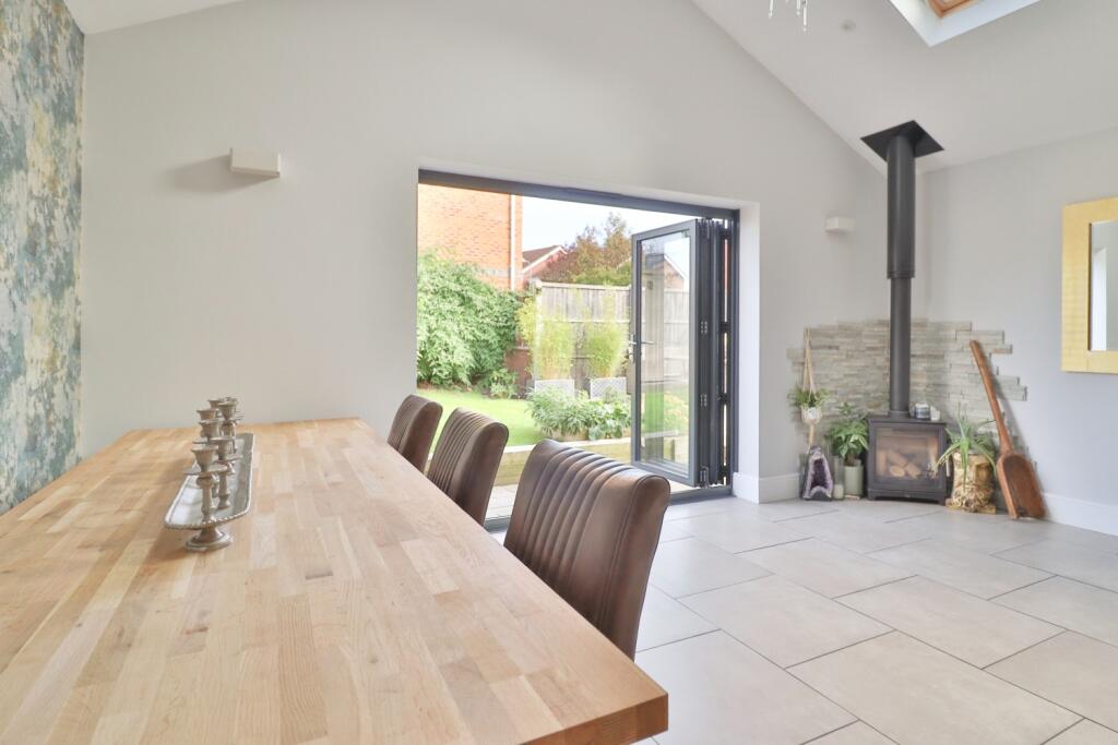 view to skylights and over 3m high ceiling at apex