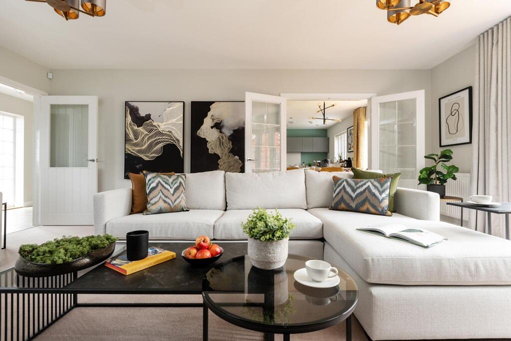 There's space for the whole family in this spacious living room