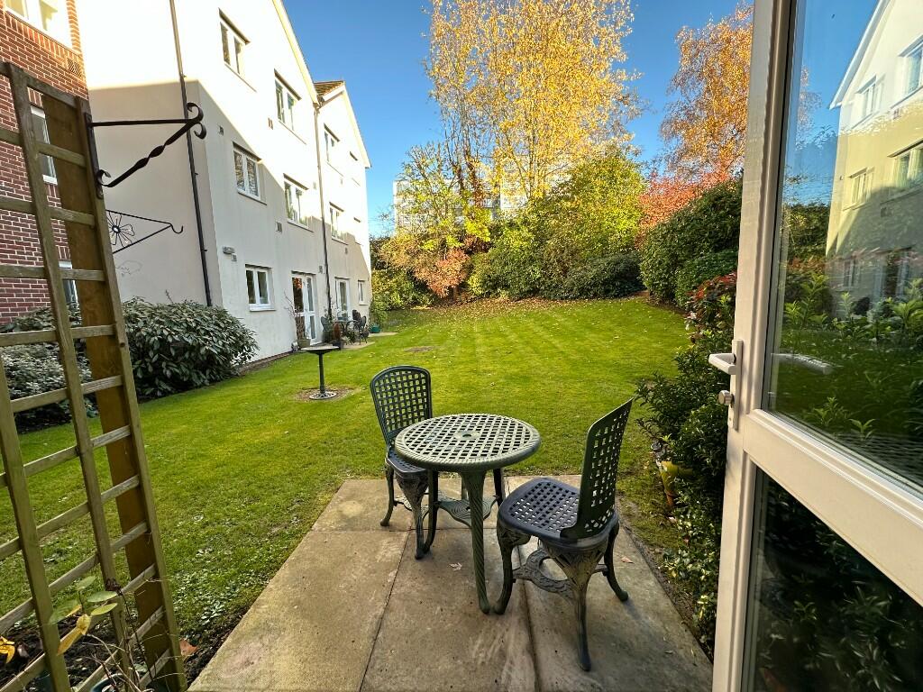 Private patio area