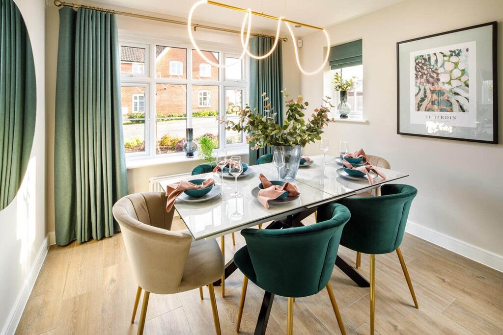 A dedicated dining room is perfect for entertaining