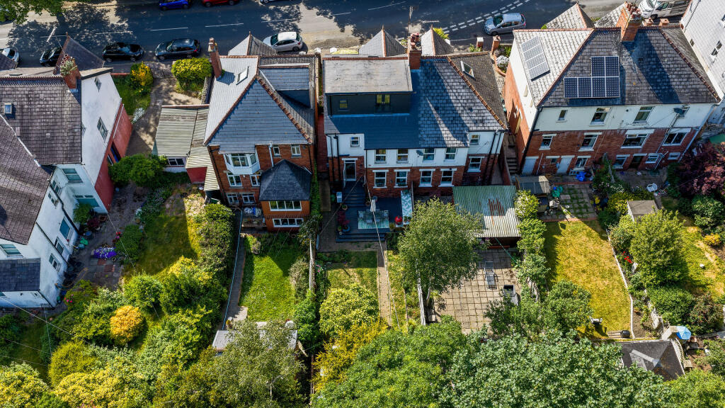 Rear of property