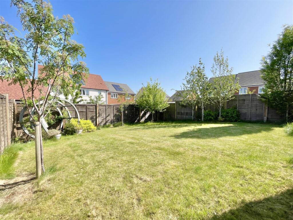 Rear garden