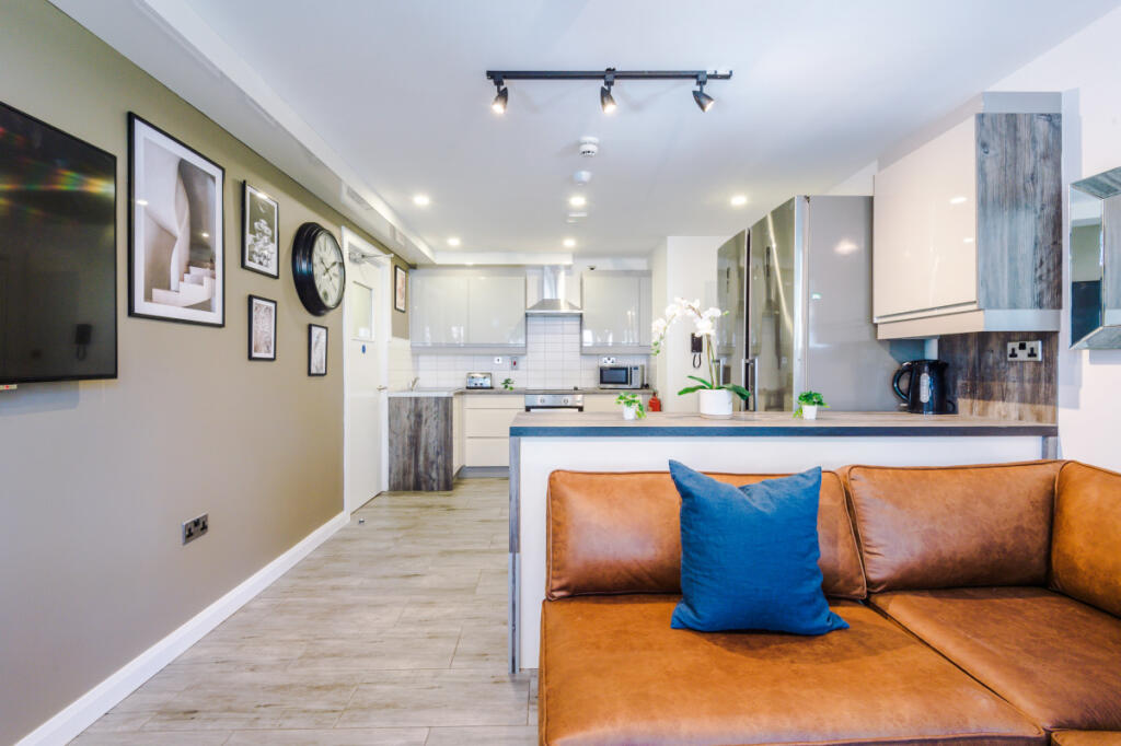 Jesmond View, Block B, Flat 11, Living Room/ kitchen 2