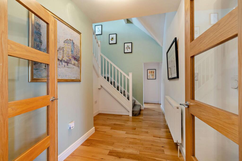 Hallway rising to the landing
