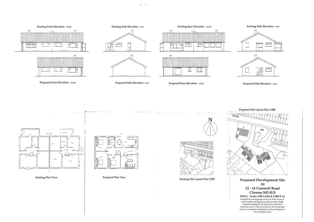 Existing Bungalows &amp; Proposed Alterations