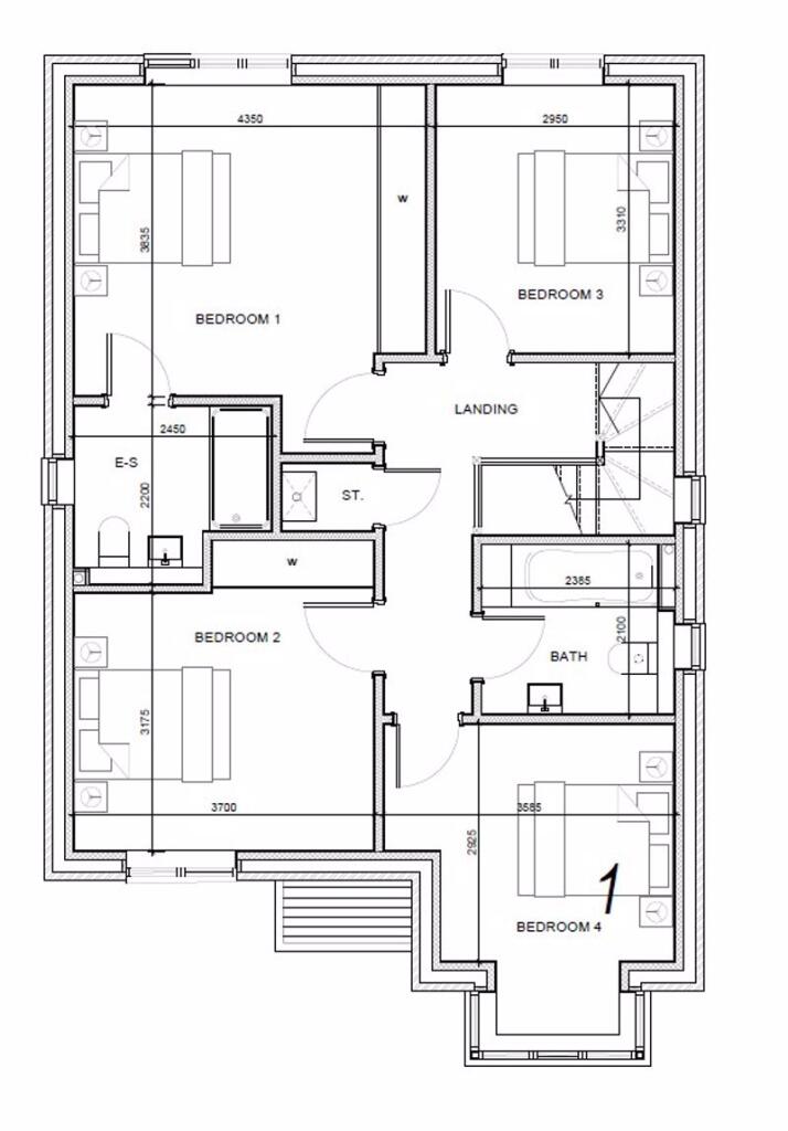 First Floor - Plot 1