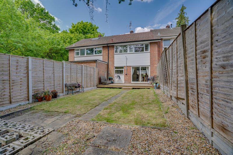 Rear garden to house