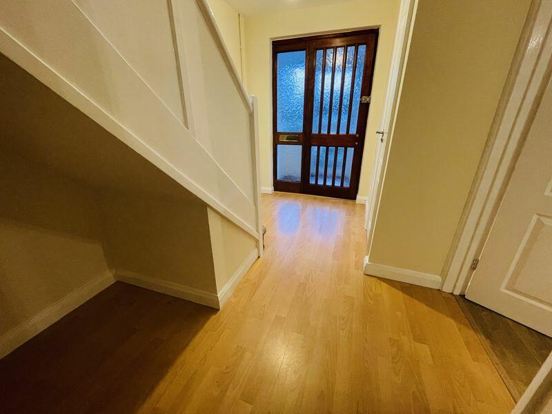 Rear of property