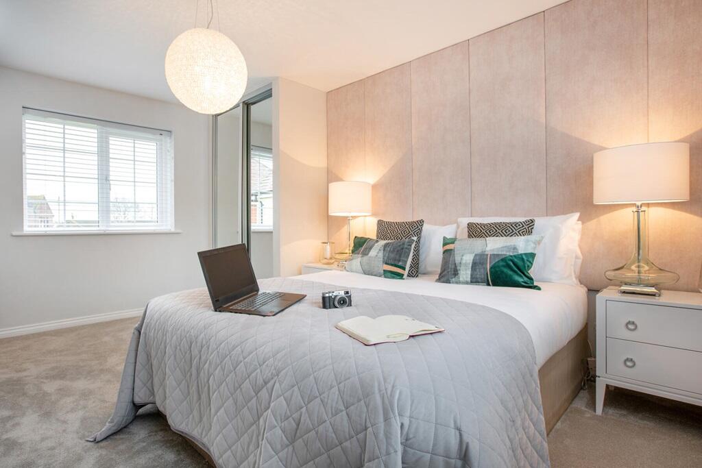 Large double bedroom 2 with additional storage