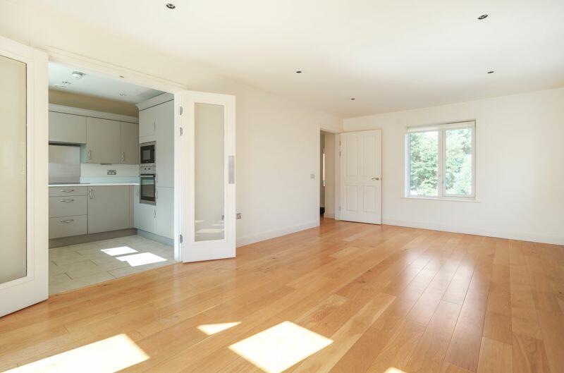 Living/dining room through to kitchen