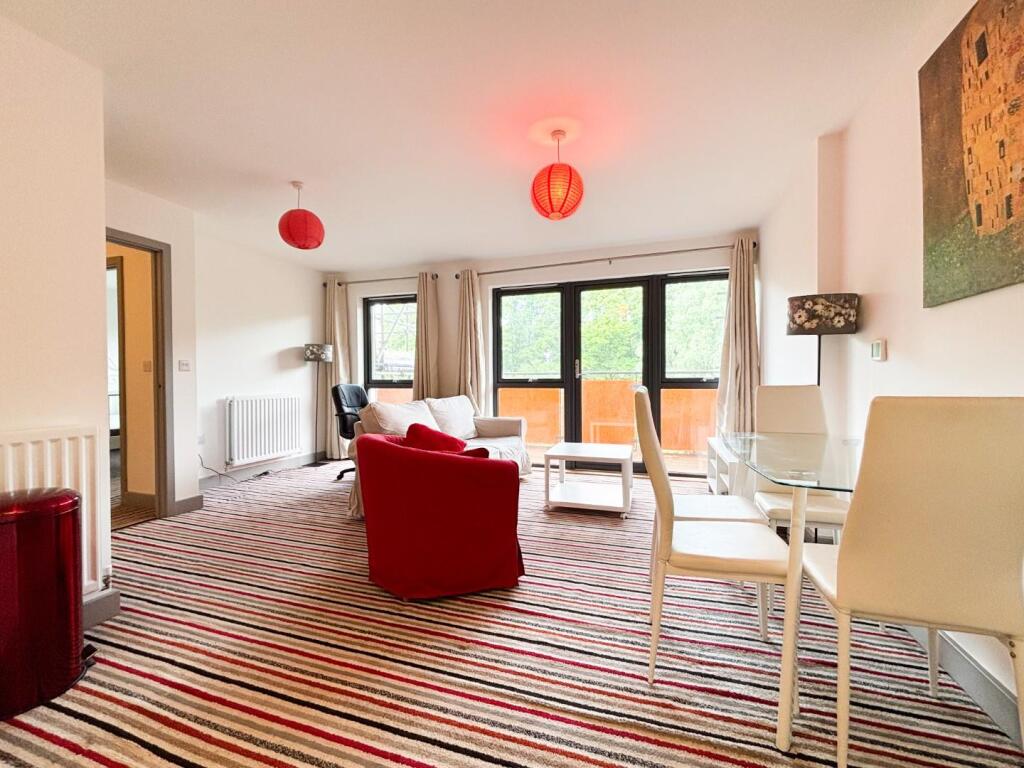Open plan kitchen and living area