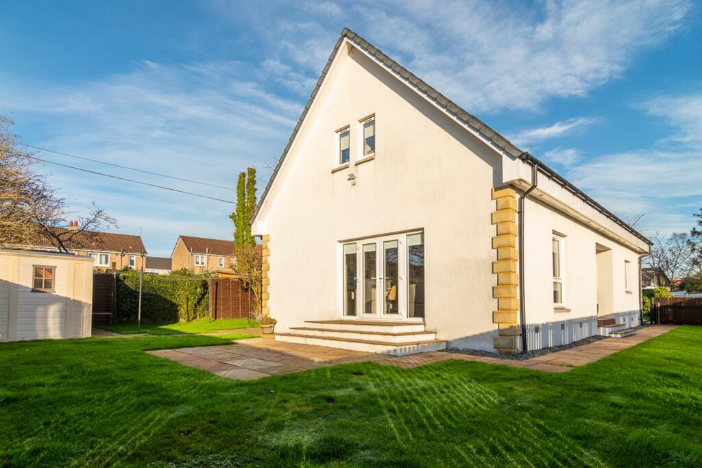 Side exterior and patio