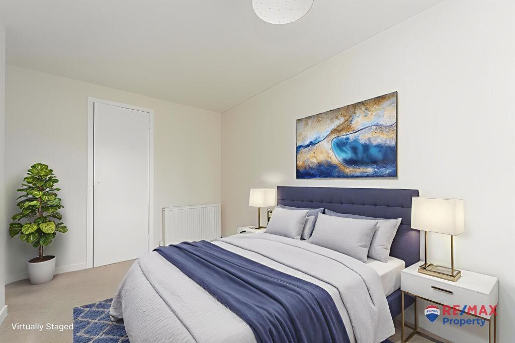 Virtually Staged Bedroom