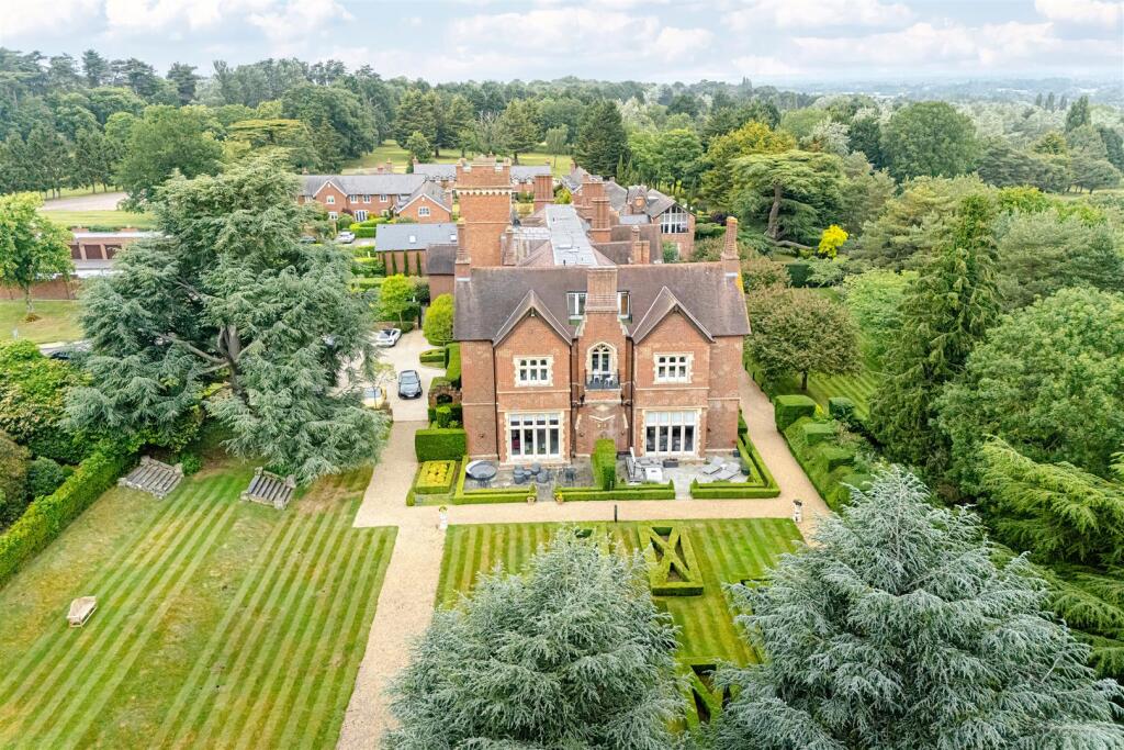 Bedwell Hall over formal gardens - Drone a.jpg