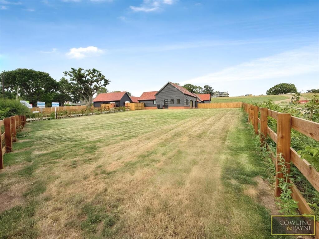 Private rear garden