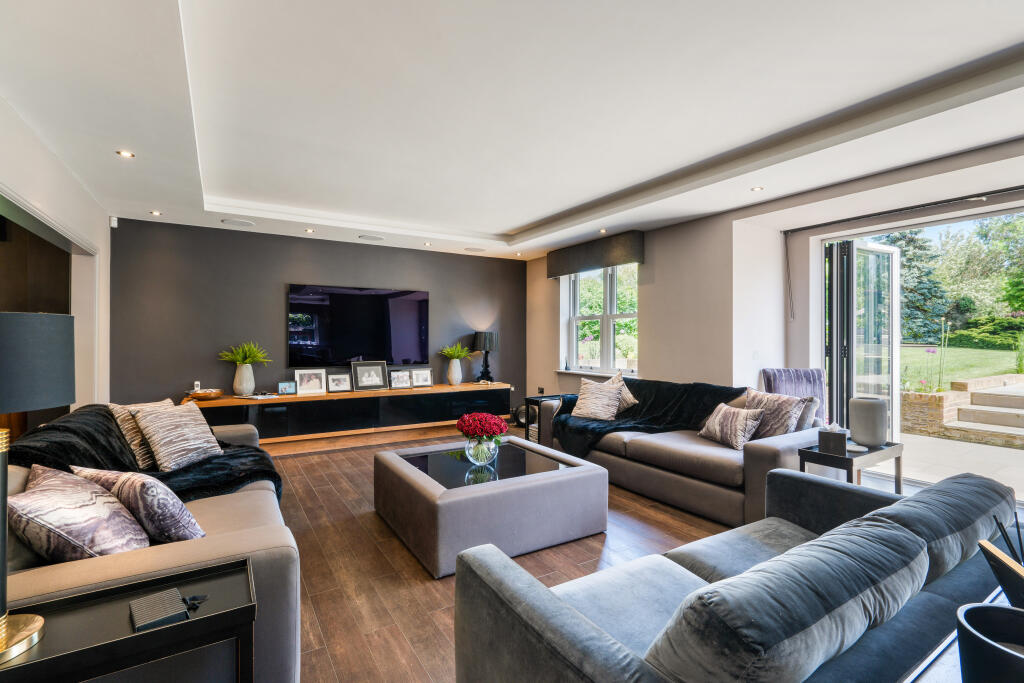 Contemporary styled living room