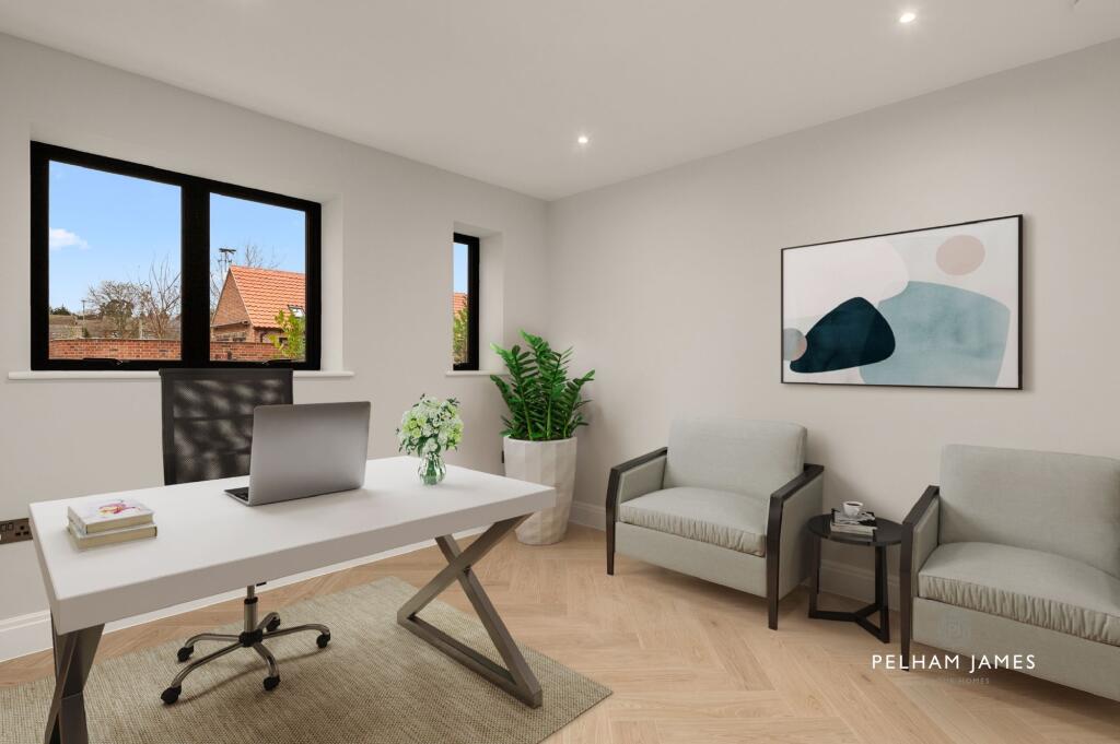 Study, Redwing House, Great Easton (virtually staged image)