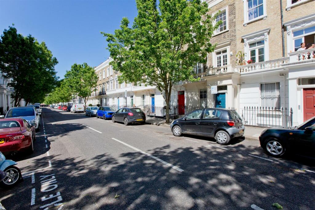 Tree lined street
