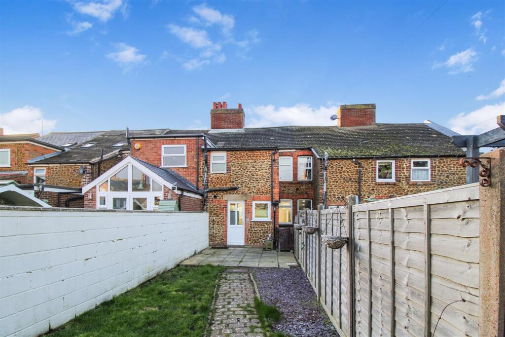 Rear of property