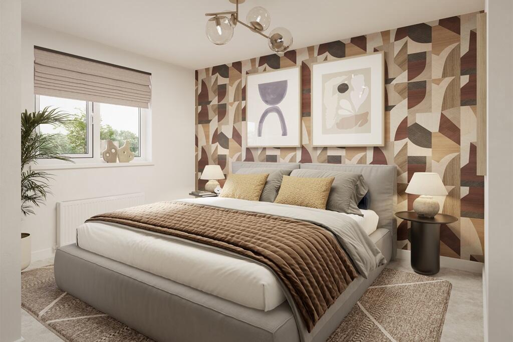 Main bedroom with space for storage
