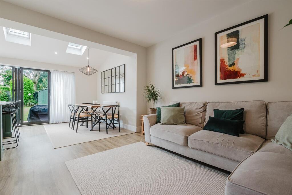 Living Room and Dining Kitchen