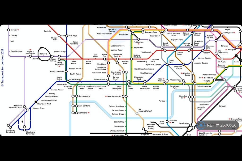 Hanwell Station, 12min Walk