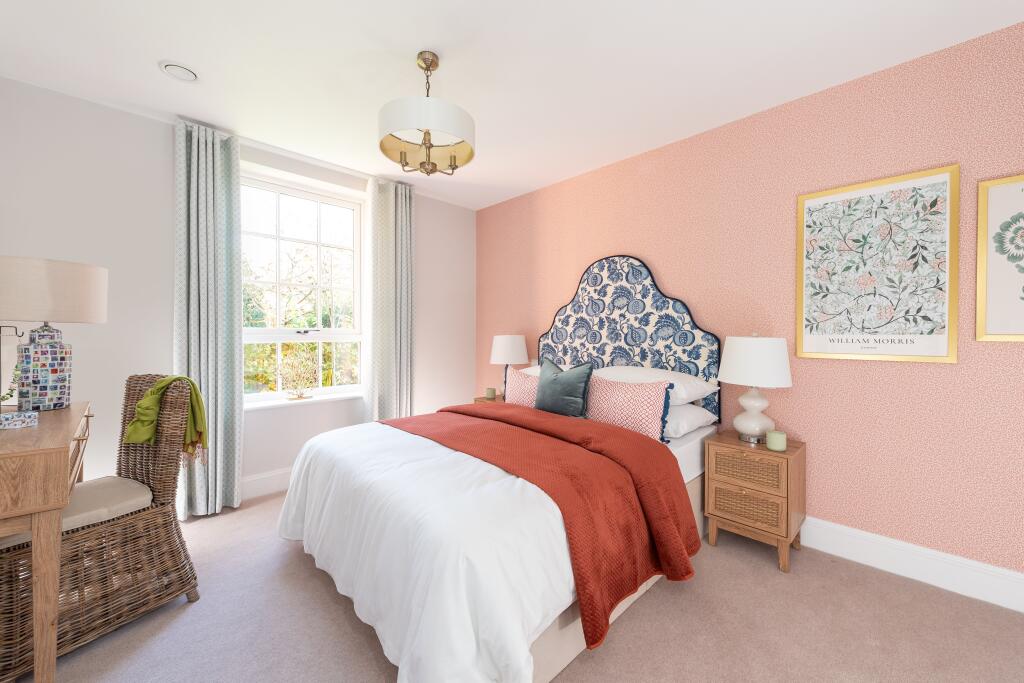 Show home master bedroom