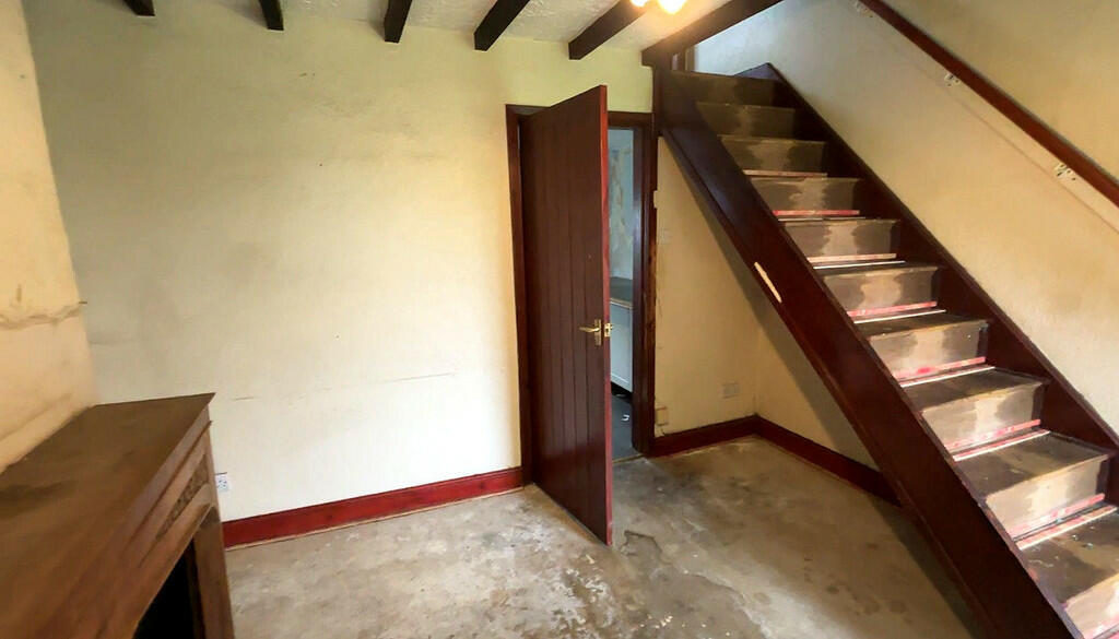 Lounge with stair...