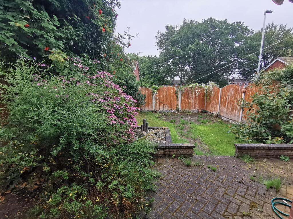 Rear garden