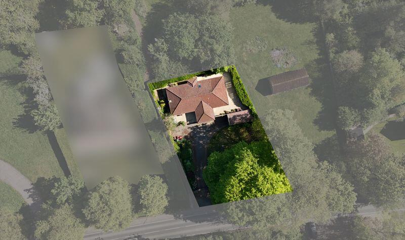 Aerial of plot