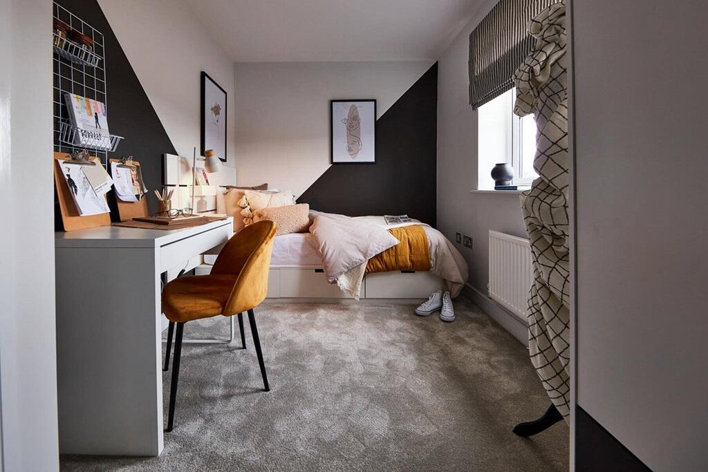 These bedrooms offer flexibility and could be used as an office or playroom